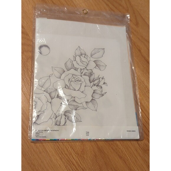 Dizzle Art Pre Shaded Fashion Iron On Transfer Roses 50053 Floral - Picture 6 of 9